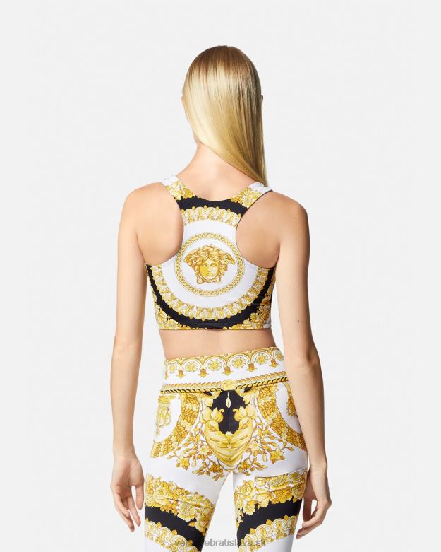 oblečenie X8X8P229 Versace športová podprsenka barocco gym vytlačiť ženy
