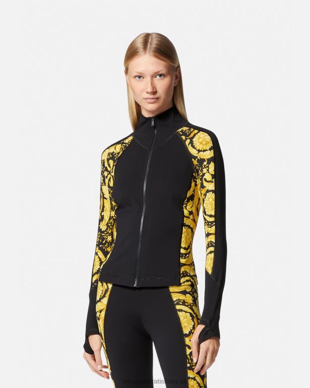 oblečenie X8X8P231 Versace bunda do telocvične barocco čierna ženy