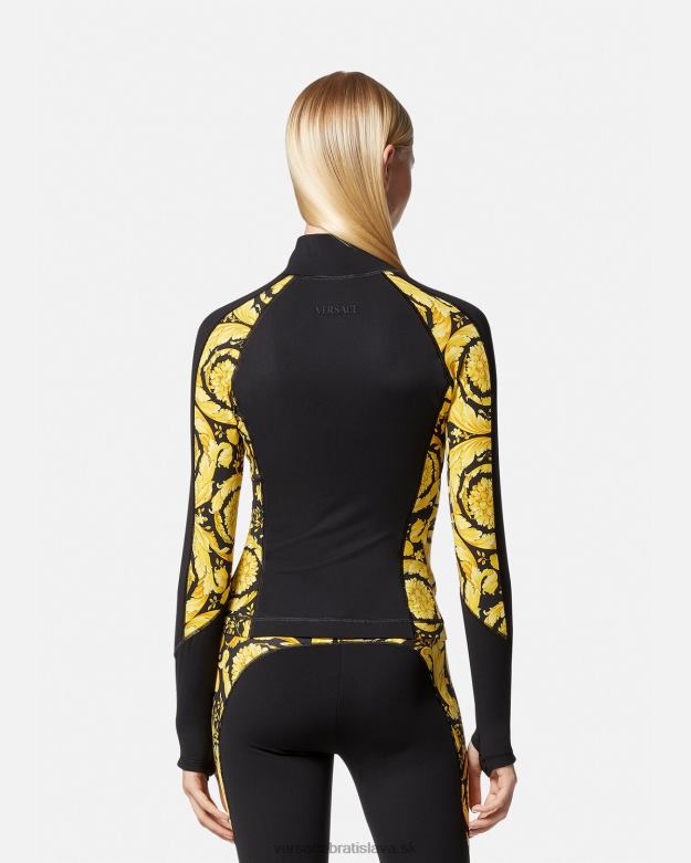 oblečenie X8X8P231 Versace bunda do telocvične barocco čierna ženy