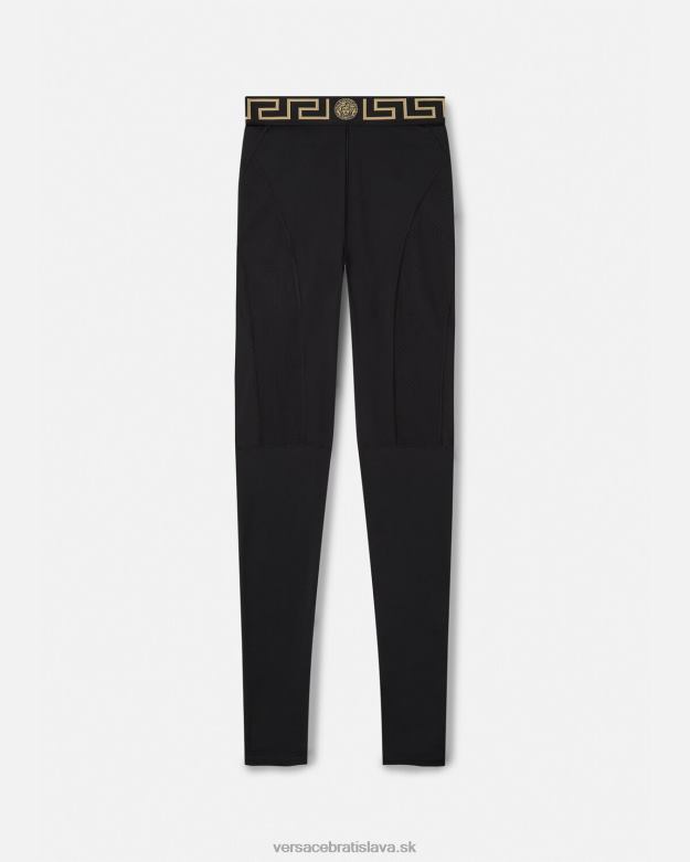 oblečenie X8X8P235 Versace legíny greca čierna ženy