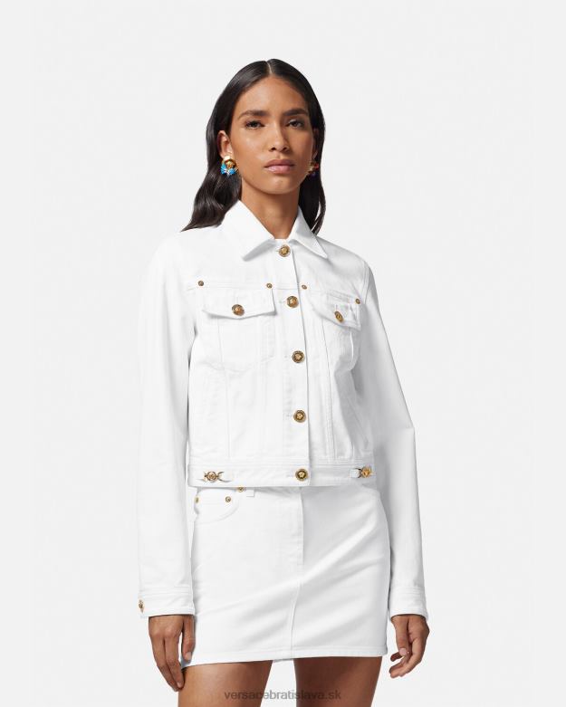 oblečenie X8X8P81 Versace džínsová bunda medusa \'95 biely ženy