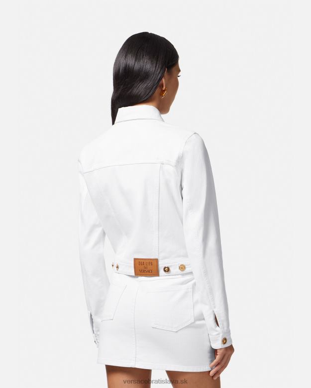 oblečenie X8X8P81 Versace džínsová bunda medusa \'95 biely ženy