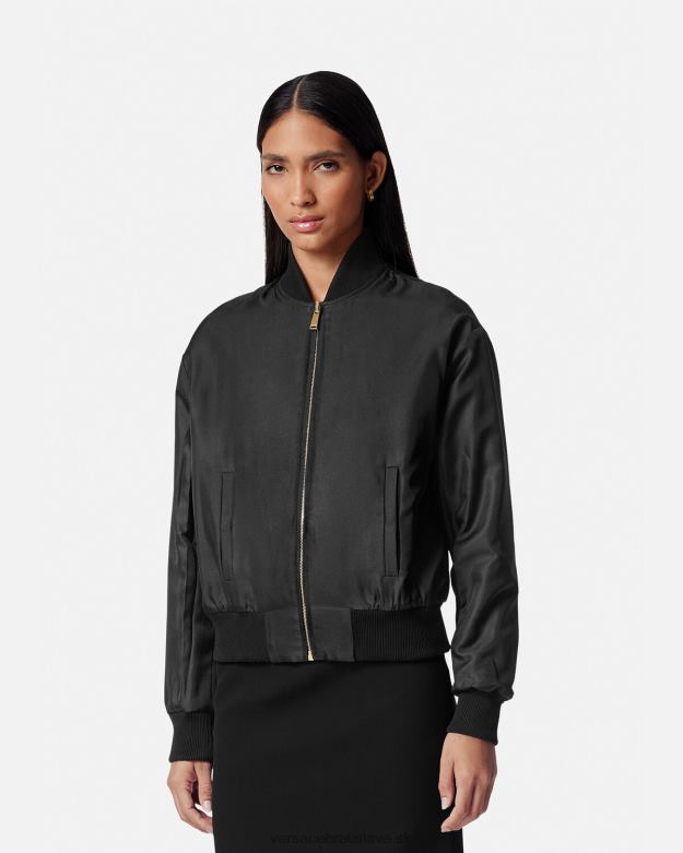 oblečenie X8X8P88 Versace barocco obojstranná bomber bunda vytlačiť ženy
