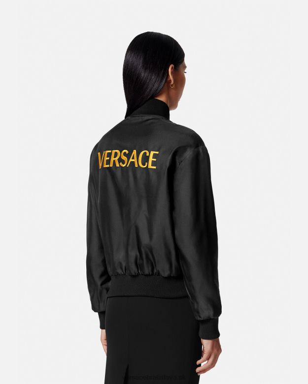 oblečenie X8X8P88 Versace barocco obojstranná bomber bunda vytlačiť ženy