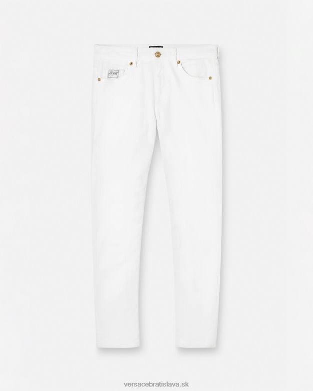 oblečenie X8X8P2236 Versace slim-fit džínsy biely ženy