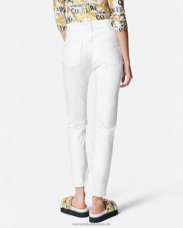 oblečenie X8X8P2236 Versace slim-fit džínsy biely ženy