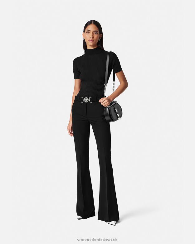 oblečenie X8X8P118 Versace nohavice medusa \'95 čierna ženy