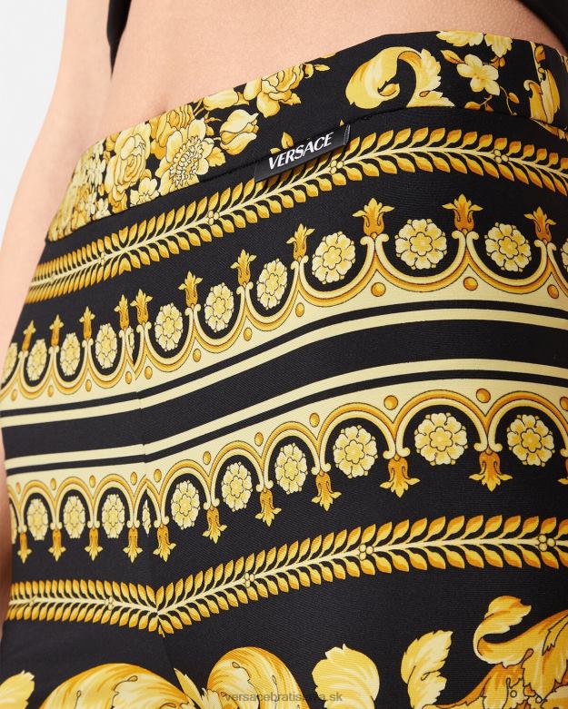 oblečenie X8X8P199 Versace barokové legíny vytlačiť ženy