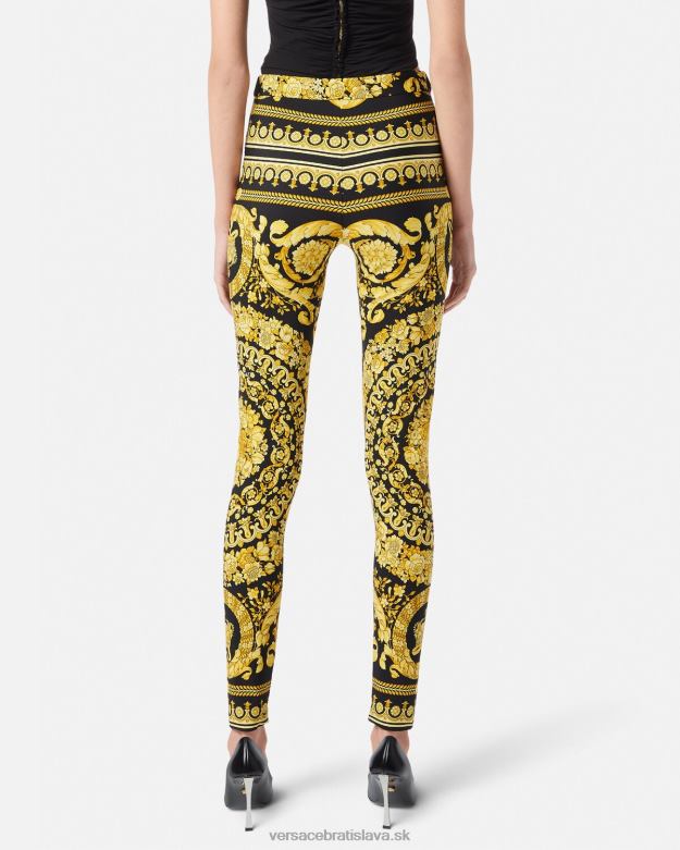 oblečenie X8X8P199 Versace barokové legíny vytlačiť ženy