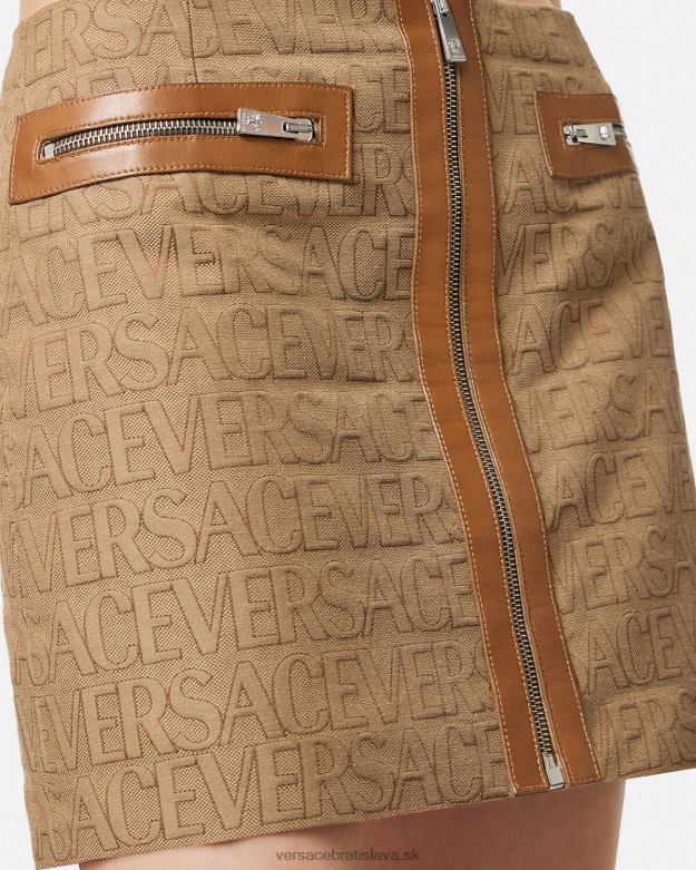 oblečenie X8X8P164 Versace celoplošná minisukňa vytlačiť ženy