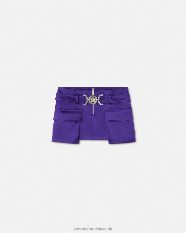 oblečenie X8X8P187 Versace minisukňa medusa '95 cargo fialový ženy