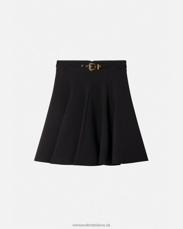 oblečenie X8X8P2252 Versace baroková couture a sukňa s prackou čierna ženy