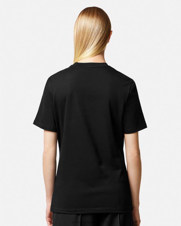 oblečenie X8X8P129 Versace tričko medúza čierna ženy