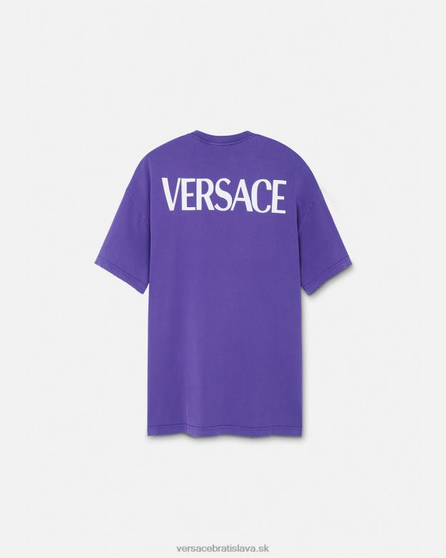 oblečenie X8X8P151 Versace bohyňa oversized tričko fialový ženy