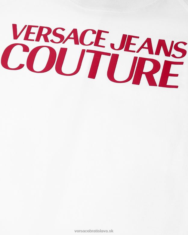 oblečenie X8X8P2162 Versace body tričko s logom biely ženy