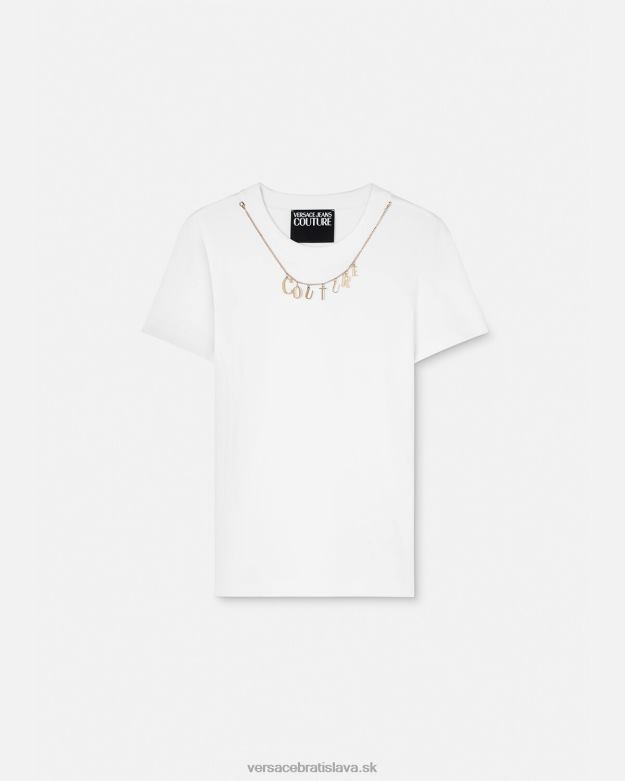 oblečenie X8X8P2220 Versace kúzelné tričko biely ženy