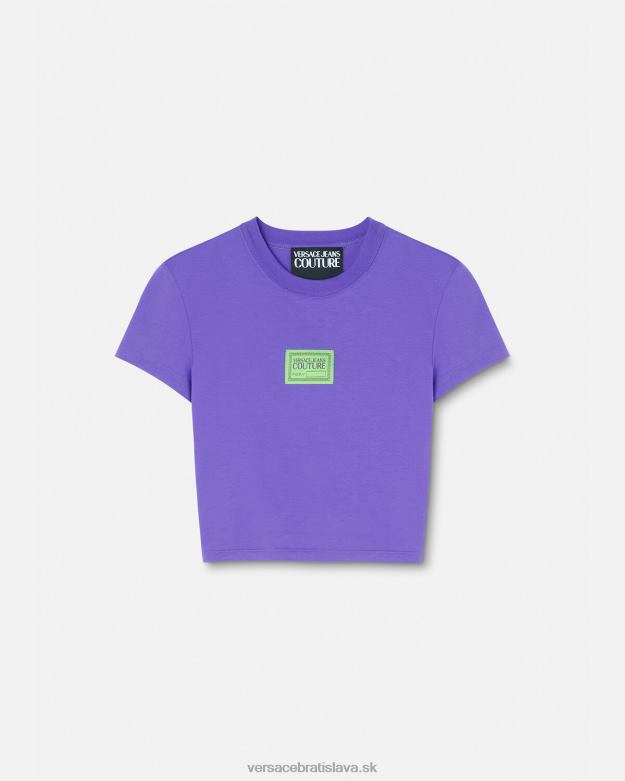 oblečenie X8X8P2227 Versace Tričko crop číslo kusu fialový ženy