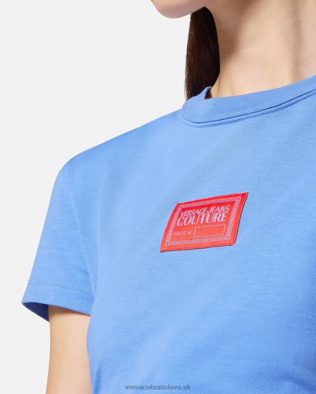 oblečenie X8X8P2228 Versace Tričko crop číslo kusu svetlo modrá ženy