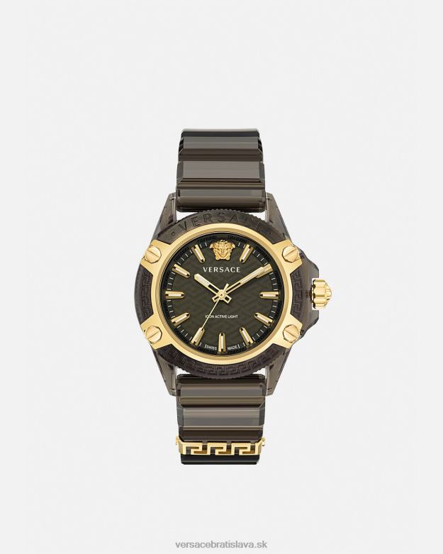 príslušenstvo X8X8P940 Versace ikona aktívnych indigových hodiniek pnul ženy