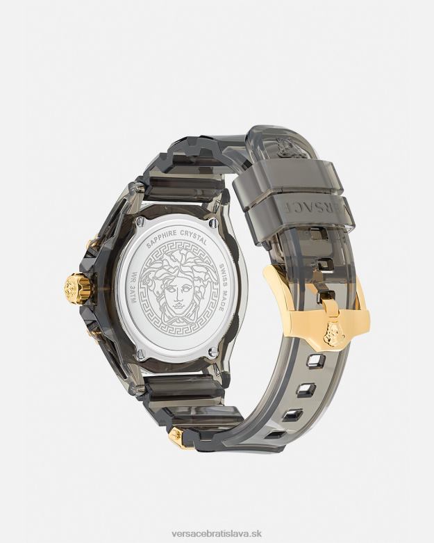 príslušenstvo X8X8P940 Versace ikona aktívnych indigových hodiniek pnul ženy