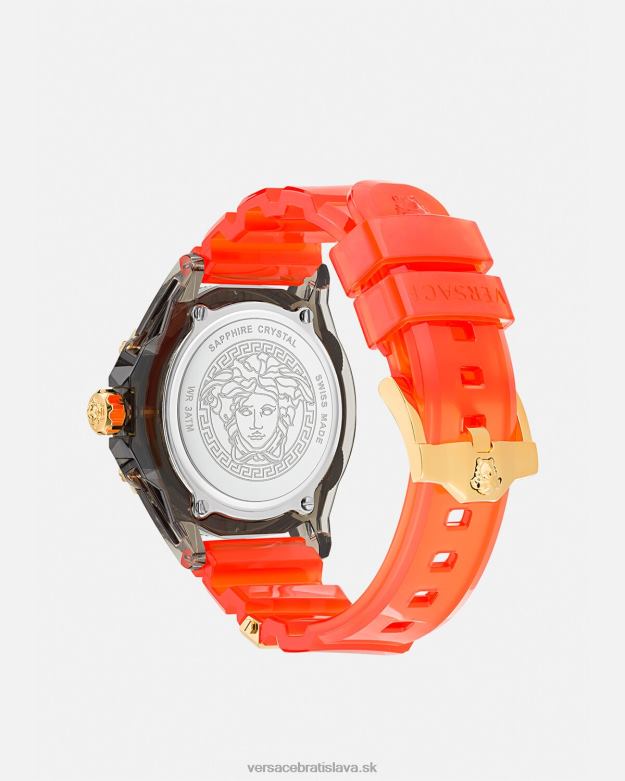 príslušenstvo X8X8P941 Versace ikona aktívnych indigových hodiniek pnul ženy