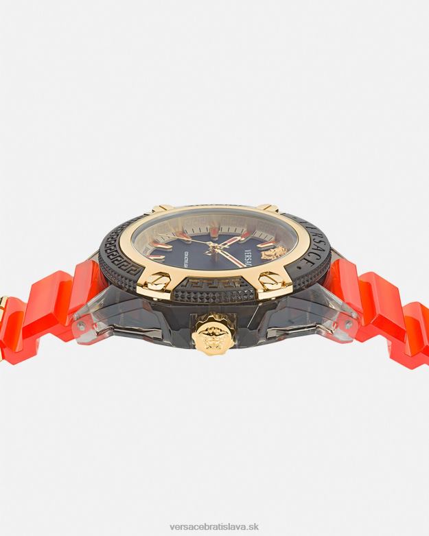 príslušenstvo X8X8P941 Versace ikona aktívnych indigových hodiniek pnul ženy