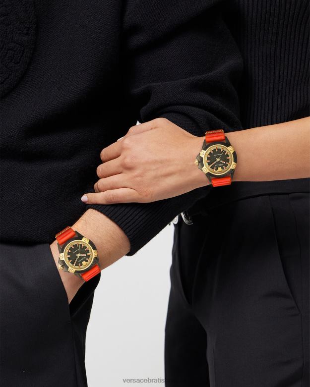 príslušenstvo X8X8P941 Versace ikona aktívnych indigových hodiniek pnul ženy