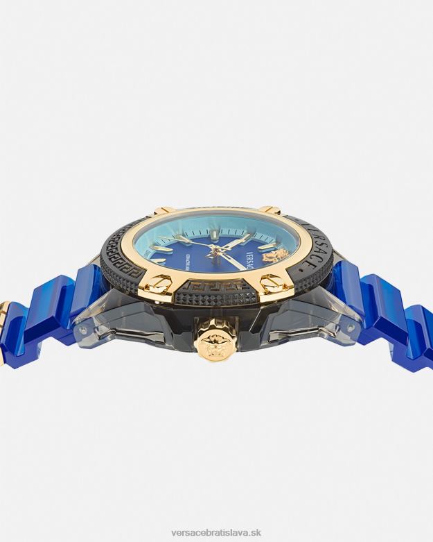 príslušenstvo X8X8P942 Versace ikona aktívnych indigových hodiniek pnul ženy