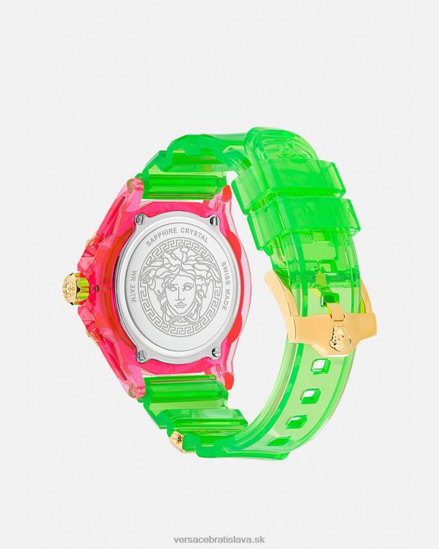 príslušenstvo X8X8P943 Versace ikona aktívnych indigových hodiniek pnul ženy
