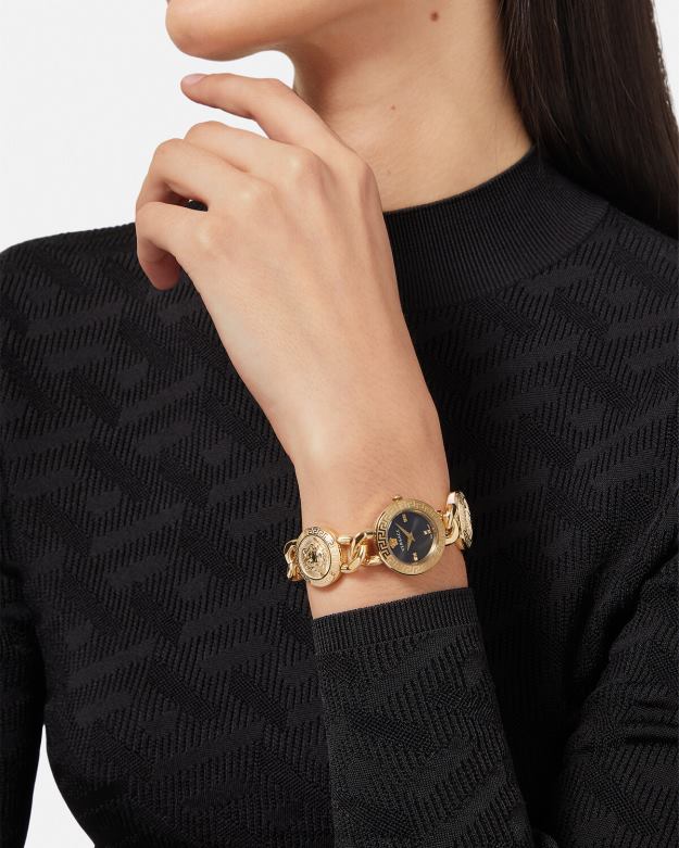 príslušenstvo X8X8P953 Versace ikona stud diamantové hodinky pnul ženy