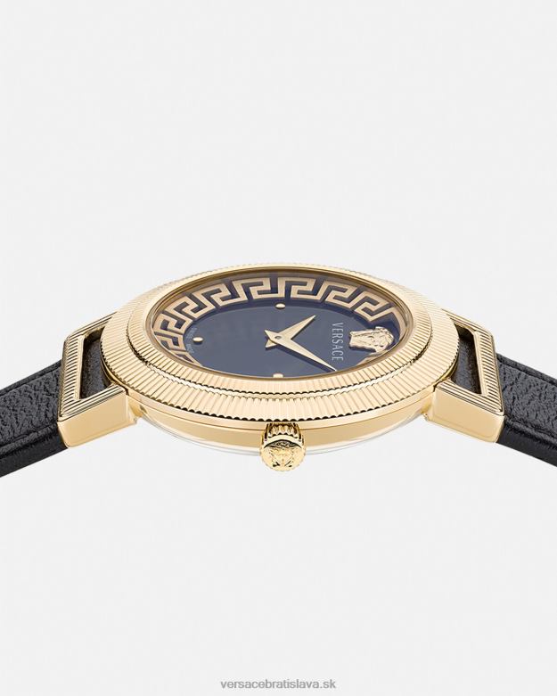 príslušenstvo X8X8P960 Versace greca elegantné hodinky čierne zlato ženy