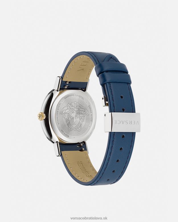 príslušenstvo X8X8P961 Versace greca elegantné hodinky Modrá ženy