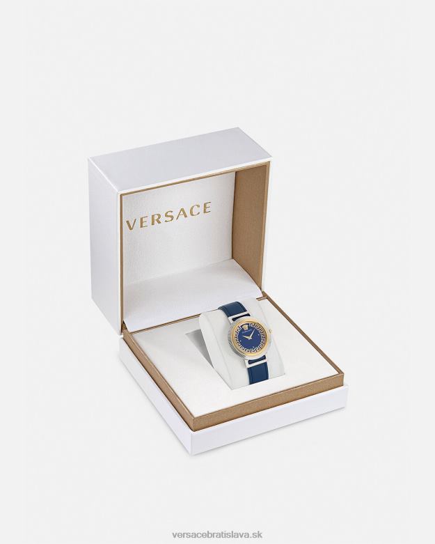 príslušenstvo X8X8P961 Versace greca elegantné hodinky Modrá ženy