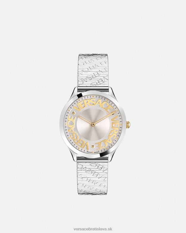 príslušenstvo X8X8P969 Versace logo halo hodinky pnul ženy