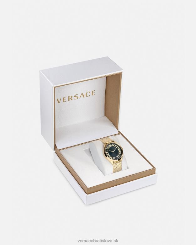 príslušenstvo X8X8P970 Versace logo halo hodinky zlato ženy