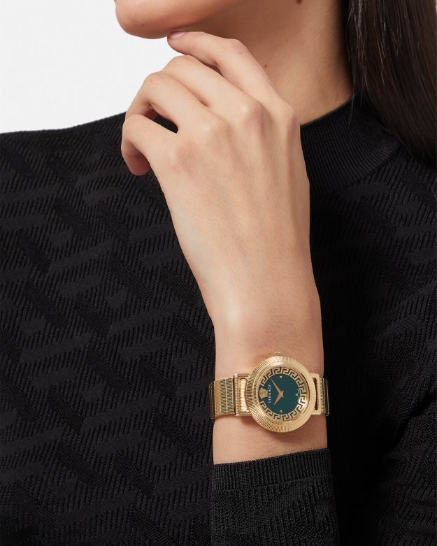 príslušenstvo X8X8P972 Versace greca elegantné hodinky zlato ženy