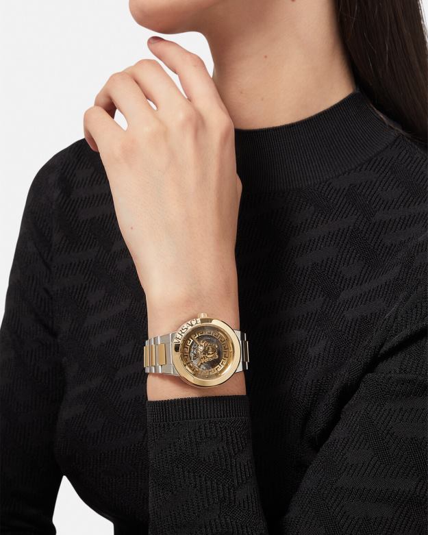 príslušenstvo X8X8P975 Versace hodinky medusa infinite skeleton pnul ženy