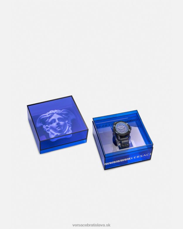 príslušenstvo X8X8P977 Versace ikona aktívnych hodiniek sivá ženy