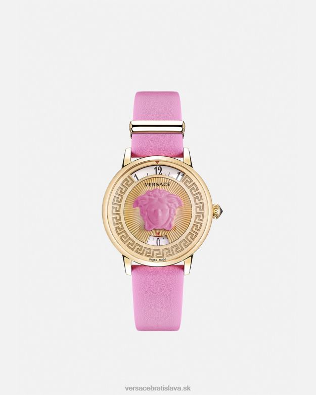 príslušenstvo X8X8P983 Versace hodinky s ikonou medúzy Ružová ženy
