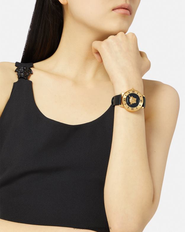 príslušenstvo X8X8P986 Versace hodinky la medusa čierna ženy