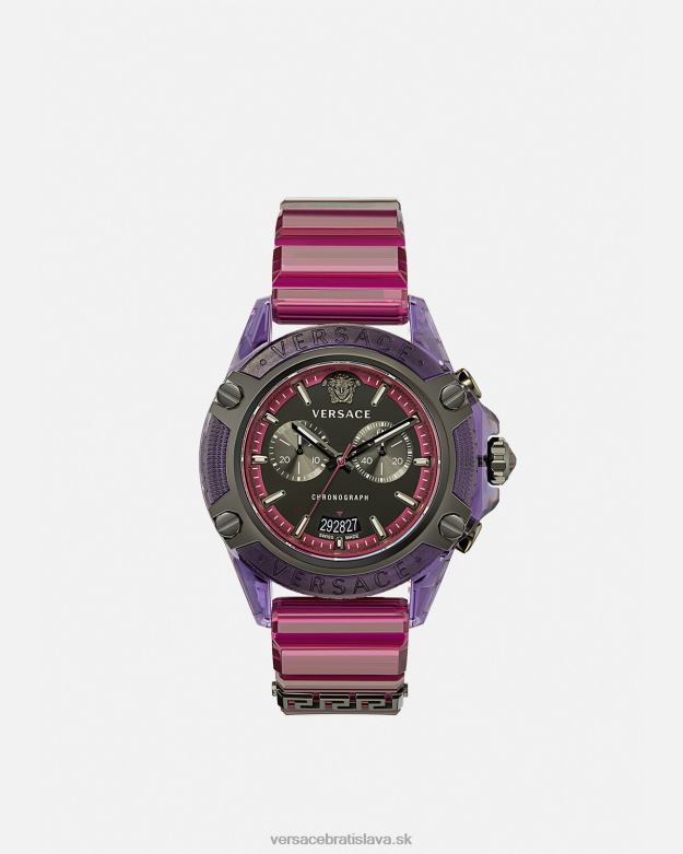príslušenstvo X8X8P989 Versace ikona aktívnych hodiniek pnul ženy