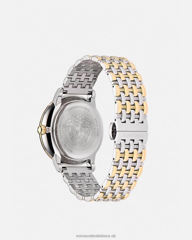 príslušenstvo X8X8P990 Versace hodinky la medusa Zlaté striebro ženy