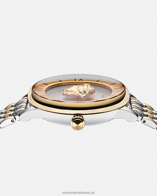príslušenstvo X8X8P990 Versace hodinky la medusa Zlaté striebro ženy
