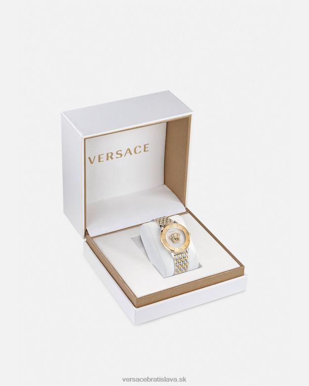 príslušenstvo X8X8P990 Versace hodinky la medusa Zlaté striebro ženy