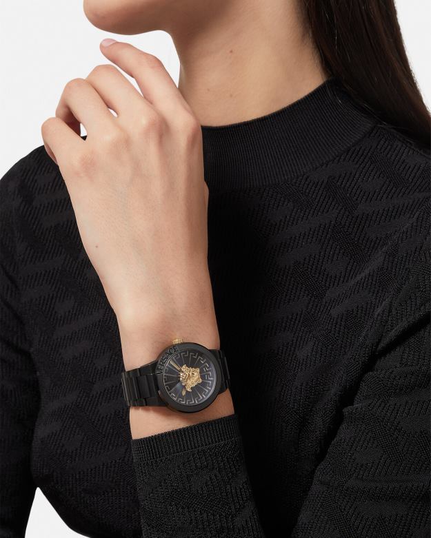 príslušenstvo X8X8P994 Versace nekonečné hodinky medusa čierna ženy