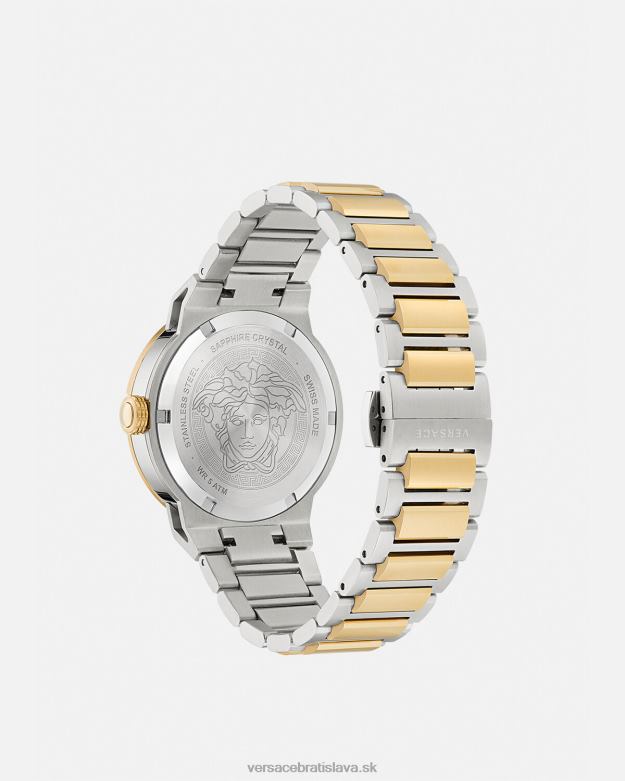 príslušenstvo X8X8P996 Versace nekonečné hodinky medusa Zlaté striebro ženy