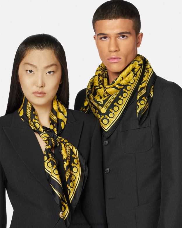 príslušenstvo X8X8P902 Versace barocco veľký hodvábny faldík vytlačiť ženy