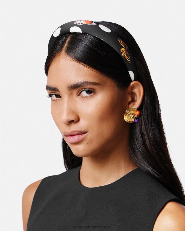 príslušenstvo X8X8P860 Versace čelenka motýľov čierna ženy