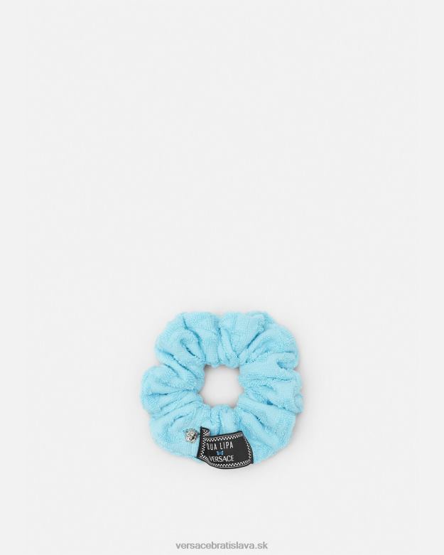 príslušenstvo X8X8P867 Versace celoplošný uterák scrunchie svetlo modrá ženy