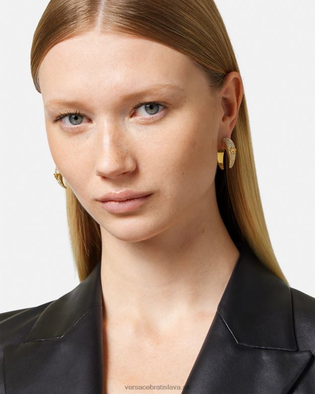 príslušenstvo X8X8P731 Versace kryštálové náušnice mesiaca galaxie zlato ženy